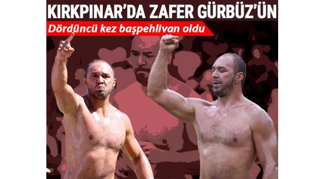 Kırkpınar'da zafer Ali Gürbüz'ün! 4. kez...
