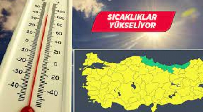 Meteoroloji'den uyarı üstüne uyarı! Hava sıcaklığı haritası yayınlandı: Kavrulacağız!