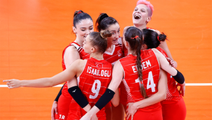 A Milli Kadın Voleybol Takımı, Ukrayna'yı 3-0 mağlup etti