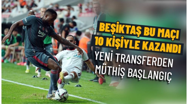 Beşiktaş, Karagümrük engelini Alex Teixeira'nın golüyle geçti