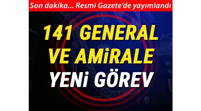 General ve amiral atamaları