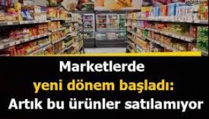 Marketlerde yeni dönem başlıyor