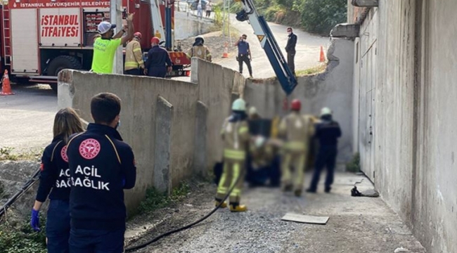 Ataşehir'de korkunç kaza: Feci şekilde can verdi