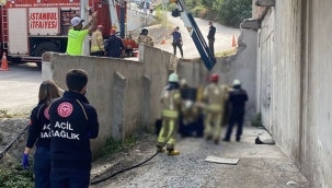 Ataşehir'de korkunç kaza: Feci şekilde can verdi