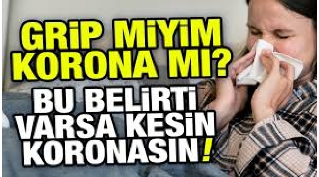 COVID miyim, yoksa grip mi?