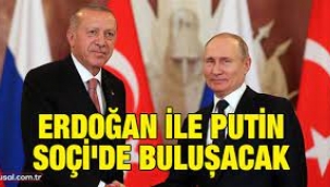  Cumhurbaşkanı Erdoğan ile Putin, Soçi'de görüşecek