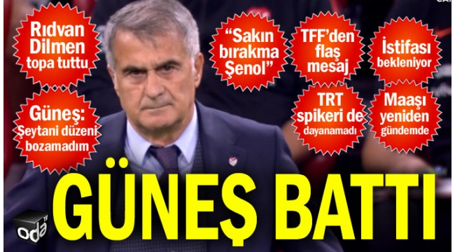 Güneş battı