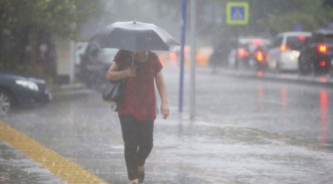 Meteoroloji'den 8 il için sağanak yağış uyarısı