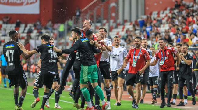 Siyah-beyazlılar 2-0 geriye düştükleri maçı 3-2 galip tamamladılar