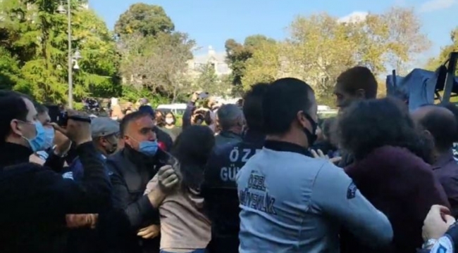 Boğaziçi Üniversitesi'nde öğrencilere müdahale