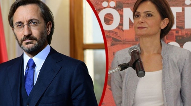 Canan Kaftancıoğlu hakkında, Fahrettin Altun'a hakaretten iddianame