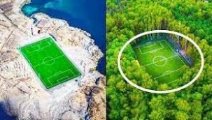 Dünyanın en ilginç futbol sahaları
