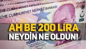 200 TL banknot eridi: Tedavüle çıktığında 130 dolardı, bugün 20 dolar!