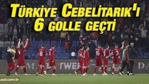 A Milli Takımımız Cebelitarık'ı 6-0 mağlup etti