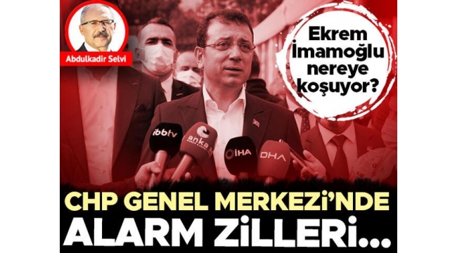 Ekrem İmamoğlu nereye koşuyor?