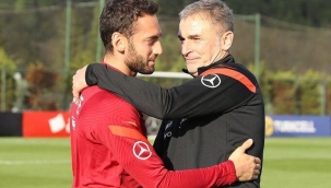 Hakan Çalhanoğlu'dan Kuntz'a teşekkür, Şenol Güneş'e gönderme!