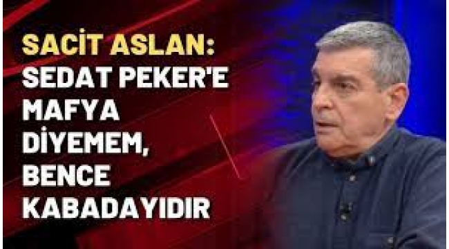 Sacit Aslan'dan Sedat Peker Açıklaması: Mafya Diyemem, Kabadayıdır