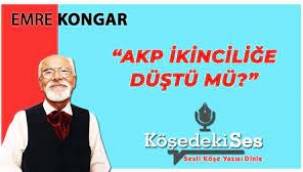 AKP ikinciliğe düştü mü?