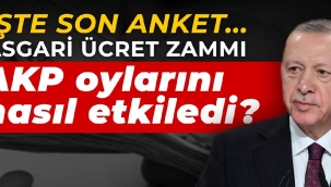 Asgari ücret zammı AKP oylarını nasıl etkiledi?