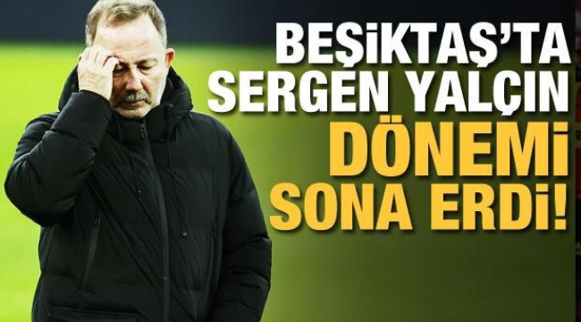 Beşiktaş'ta bir dönem sona erdi! Sergen Yalçın istifa etti...