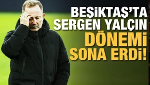 Beşiktaş'ta bir dönem sona erdi! Sergen Yalçın istifa etti...