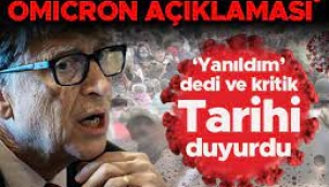 Bill Gates'ten flaş Omicron açıklaması... Kritik tarihi duyurdu!