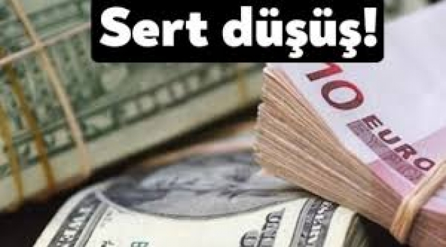 Döviz kurlarında sert düşüş; dolar/TL 13,65'e, Euro/TL 15,40'a kadar geriledi!