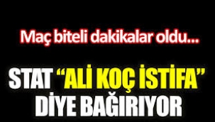 Fenerbahçe-Beşiktaş maçında 'istifa' tezahüratları!