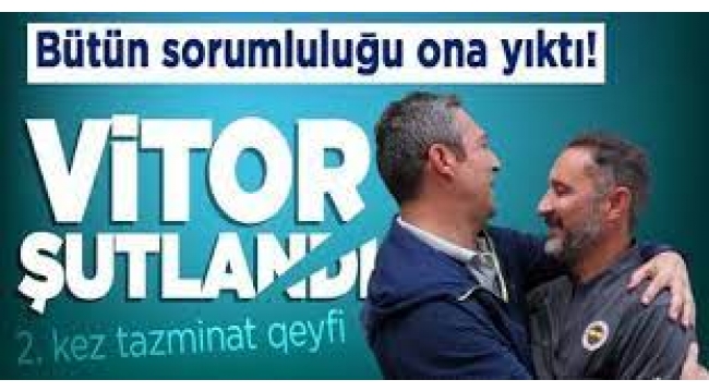 Fenerbahçe Vitor Pereira'yı kovdu