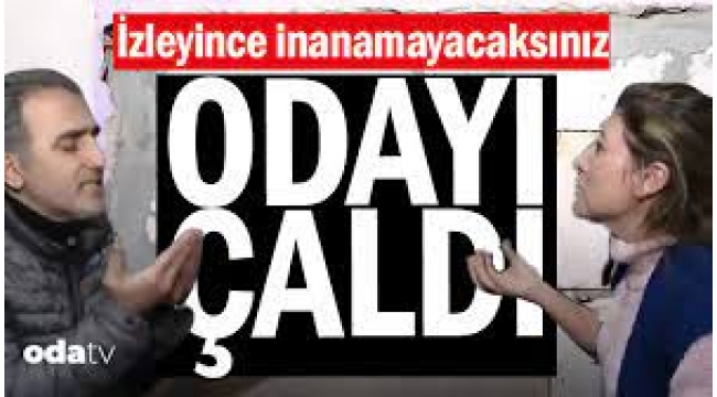 İzleyince inanamayacaksınız: Odayı çaldı