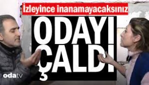 İzleyince inanamayacaksınız: Odayı çaldı