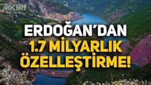 Kamuya ait dört taşınmaz ve işletme 1 milyar 757 milyon TL'ye özelleştirildi