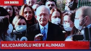 Kılıçdaroğlu, MEB'e alınmadı