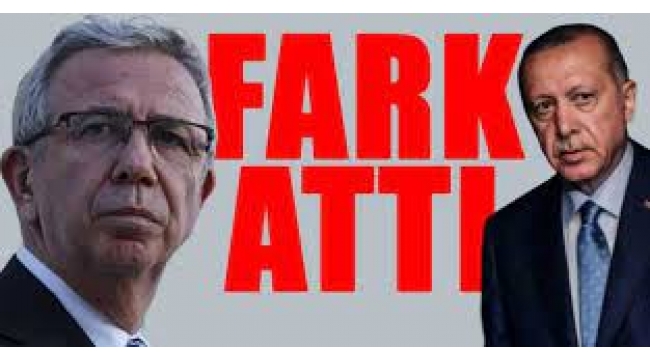 Mansur Yavaş Erdoğan'a Fark Atıyor