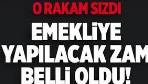 Rakam sızdı! Emekliye yapılacak zam belli oldu