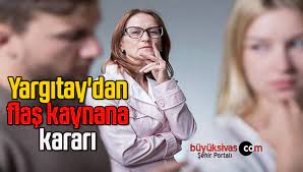 Yargıtay'dan flaş kaynana kararı