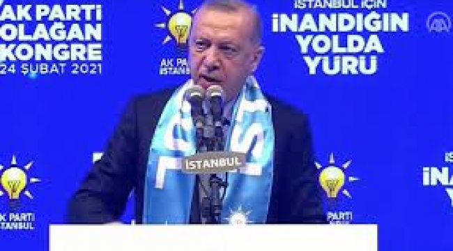 Yine promptersiz konuştu: İstanbul'un sahibi AKP imiş
