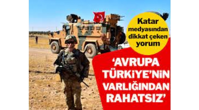 "Avrupa Türkiye'nin varlığından rahatsız!"