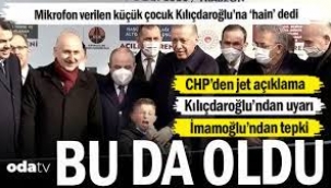 Bu da oldu... Cumhurbaşkanının mikrofon tuttuğu çocuk Kılıçdaroğlu'na "hain" dedi