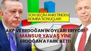 Erdoğan'a karşı En Yüksek Oyu Mansur Yavaş Alıyor