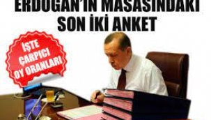 Erdoğan'ın masasındaki iki anket ortaya çıktı!