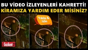 Kar yağışı altında yardım isteyen yaşlı çift: Kiramıza yardım eder misiniz?