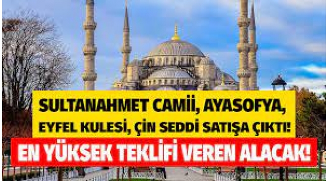 Metaverse'de Sultanahmet ve Ayasofya satışa çıkarıldı