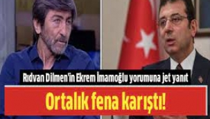 Rıdvan Dilmen'in Ekrem İmamoğlu yorumuna jet yanıt: Şeytanları temizleyeceğiz