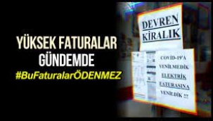 Yüksek faturalar gündemde: #BuFaturalarÖDENMEZ