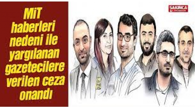 5 gazetecinin cezası onaylandı