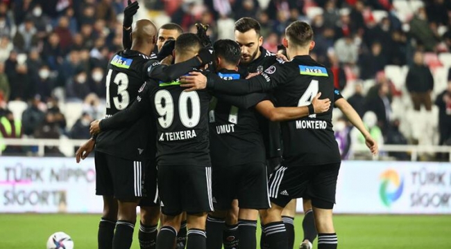 Beşiktaş Sivasspor'u  3-2 yendi
