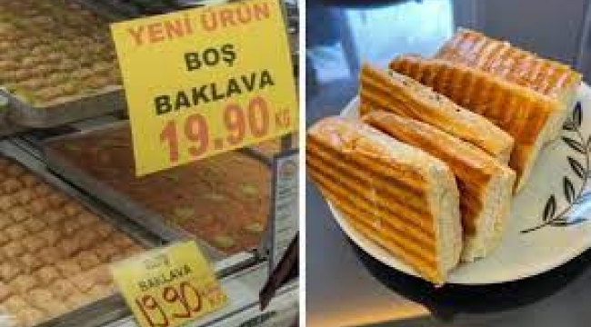 Boş baklavadan sonra şimdi de 'boş gözleme'