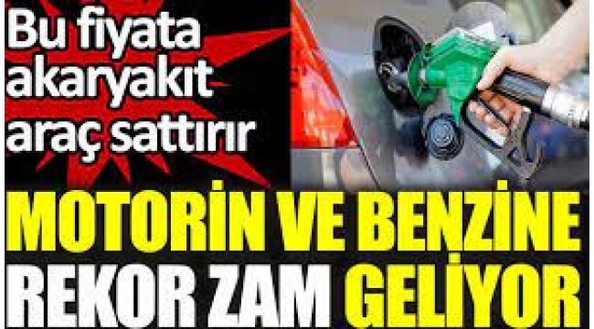 Bu zam araç sattırır