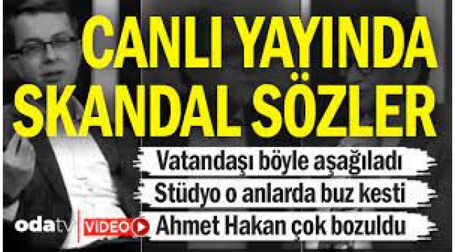 Canlı yayında skandal sözler... 